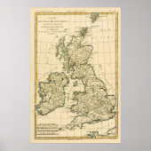 Poster Les îles britanniques (Devant)