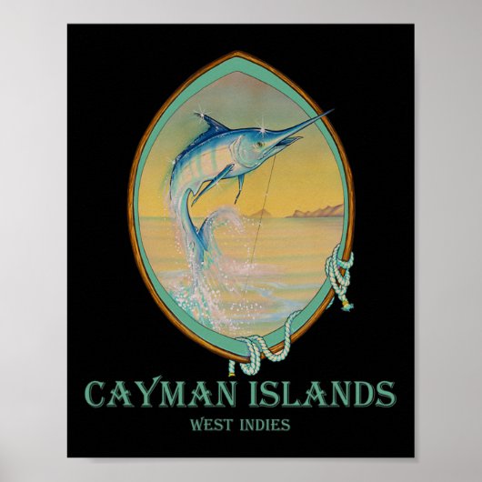 Poster Les îles Caïmans Les amateurs de pêche (Devant)