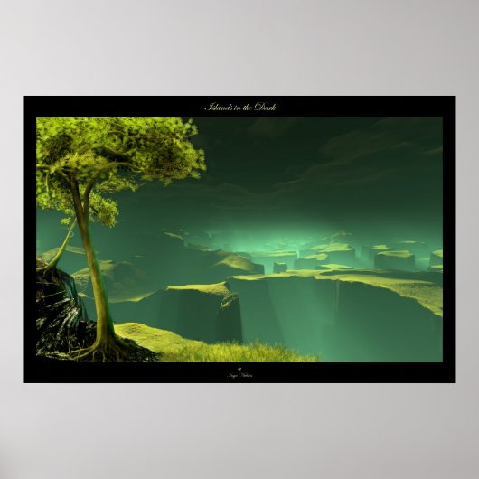 Poster Les îles dans l'obscurité (Devant)