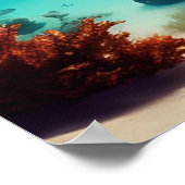 Poster Les îles Hawaii Kahoolawe Aloha (Coin)