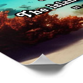 Poster Les îles Hawaii Lanai Aloha (Coin)