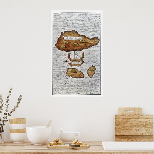 POSTER LES ÎLES LADRONE (Cuisine)