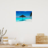 Poster Les îles Maldives vacances romantique (Cuisine)