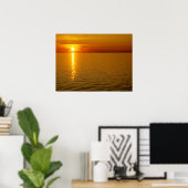 Poster Les îles suédoises coucher du soleil. (Bureau à domicile)