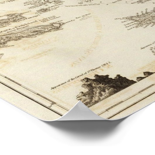 Poster Les îles Vierges (Coin)