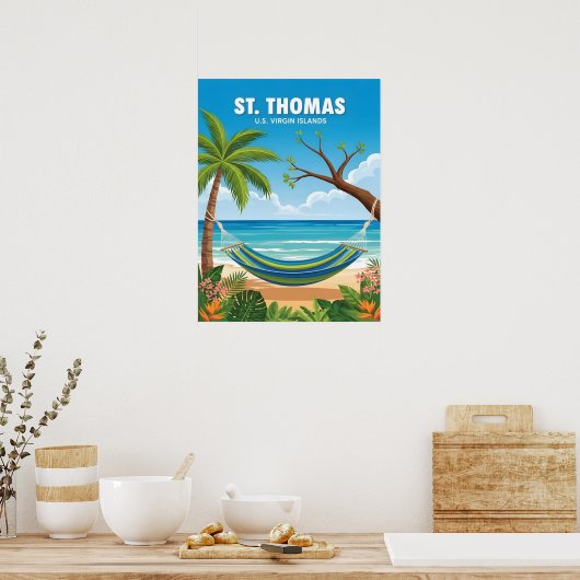 Poster Les îles vierges de St Thomas (Cuisine)
