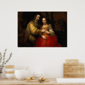 Poster Les imprimés de mariée juive (Cuisine)