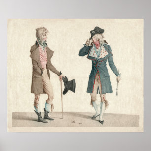 Poster Les Incroyables par Carle Vernet