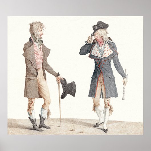 Poster Les Incroyables - Reproduction de Vernet Engraving (Devant)