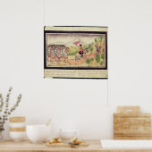 Poster Les Indiens Totonac aident les conquistadors (Cuisine)