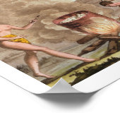 Poster Les indigènes de Floride préparent et cuisinent (Coin)