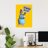 Poster Les infirmières ! (Bureau à domicile)