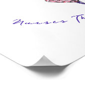 Poster Les infirmières pensent, ressentent et soignent (Coin)