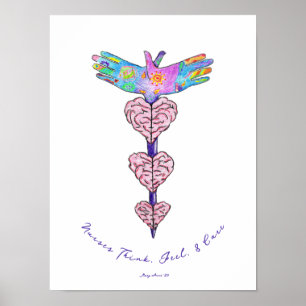 Poster Les infirmières pensent, ressentent et soignent