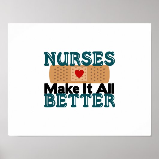 Poster Les Infirmières Rendent Tout Mieux (Devant)