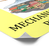 Poster Les ingénieurs CIVIL construisent des cibles (Coin)