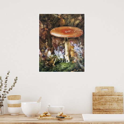 Poster Les intrus Imprimer par John Aster Fitzgerald (Cuisine)