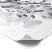 Poster Les iris et le léopard fantaisiste de Van Gogh (Coin)