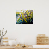 Poster Les Irises dans l'aube (Cuisine)