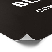 Poster Les jambes florales de la femme blanche noire moti (Coin)