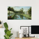 Poster Les jardins aquatiques de Chiswick House (Bureau à domicile)