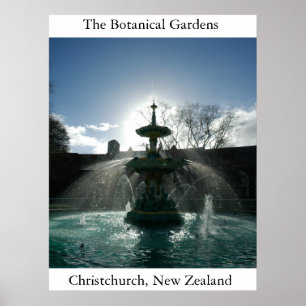 Poster Les jardins botaniques