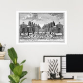 Poster Les jardins du comte Althan, Vienne, de 'Vorstel (Bureau à domicile)