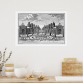 Poster Les jardins du comte Althan, Vienne, de 'Vorstel (Cuisine)