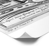 Poster Les jardins du comte Althan, Vienne, de 'Vorstel (Coin)