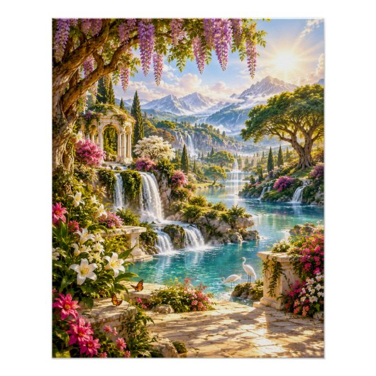 Poster Les Jardins du Paradis (Devant)