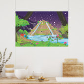 Poster Les jardins suspendus de Babylone (Cuisine)