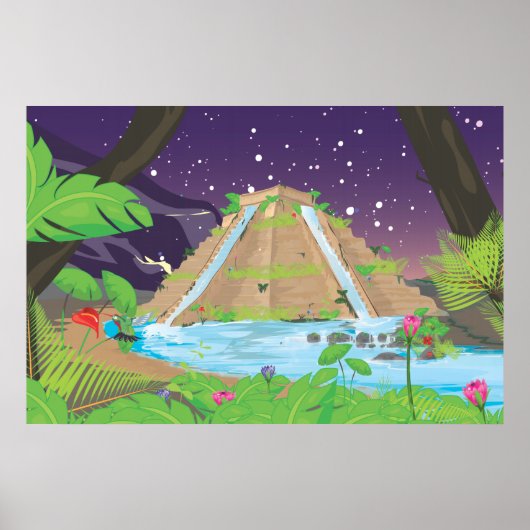 Poster Les jardins suspendus de Babylone (Devant)