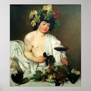 Poster Les Jeunes Bacchus, Caravaggio