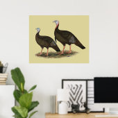 Poster Les Jeunes Filles de Turkeys (Bureau à domicile)