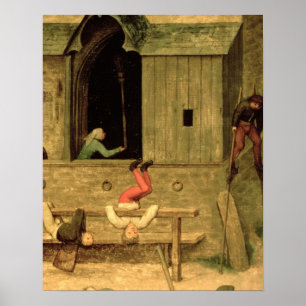 Poster Les jeux des enfants : coordonnée d'un garçon su