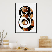 Poster Les Joueurs De Basketball Numéro Huit Avec Basketb (Cuisine)