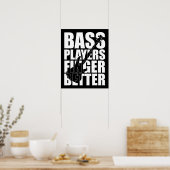 Poster Les joueurs de basse mieux doigts (Cuisine)