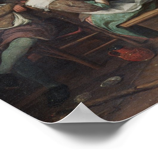 Poster Les joueurs de cartes (Coin)