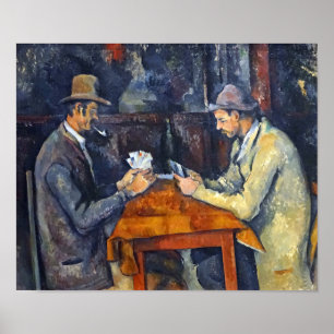 Poster Les Joueurs de cartes, Cézanne