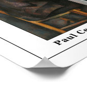 Poster Les joueurs de cartes de Cezanne (Coin)