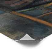 Poster Les joueurs de cartes par Paul Cezanne (Coin)