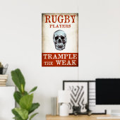 Poster Les Joueurs De Rugby Trompent Le Faible - Imprimer (Bureau à domicile)