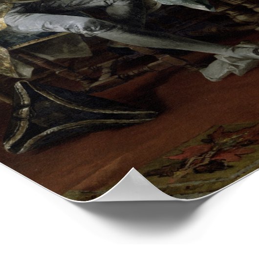 Poster Les joueurs d'échecs, 1887 2 (Coin)