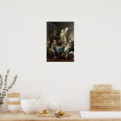 Poster Les joueurs d'échecs, 1887 2 (Cuisine)