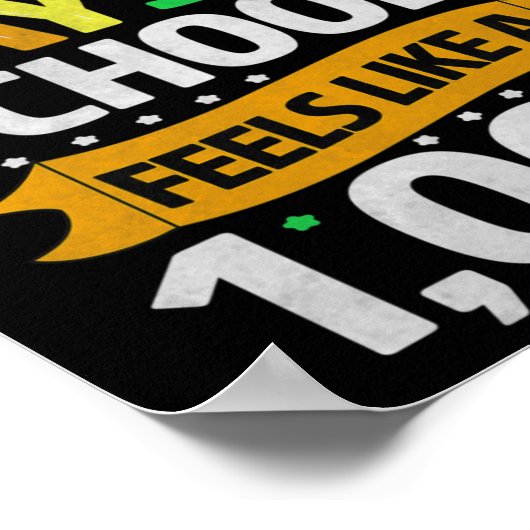 Poster Les Jours D'École Ressemblent À Un 1 (Coin)