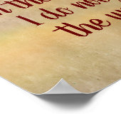 Poster Les jours les plus sombres — Citation du Dalaï Lam (Coin)