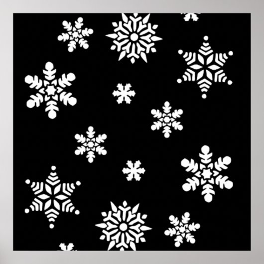POSTER LES LAMPES À NEIGE D'HIVER (Devant)