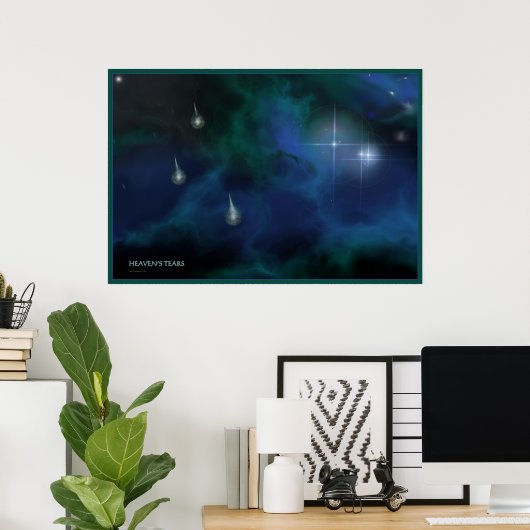 Poster Les larmes du ciel (Bureau à domicile)