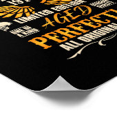 Poster Les légendes sont nées en mars 1974 Rocker Biker (Coin)