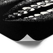 Poster Les lèvres des femmes Imprimer Graphique Y2k 2000 (Coin)